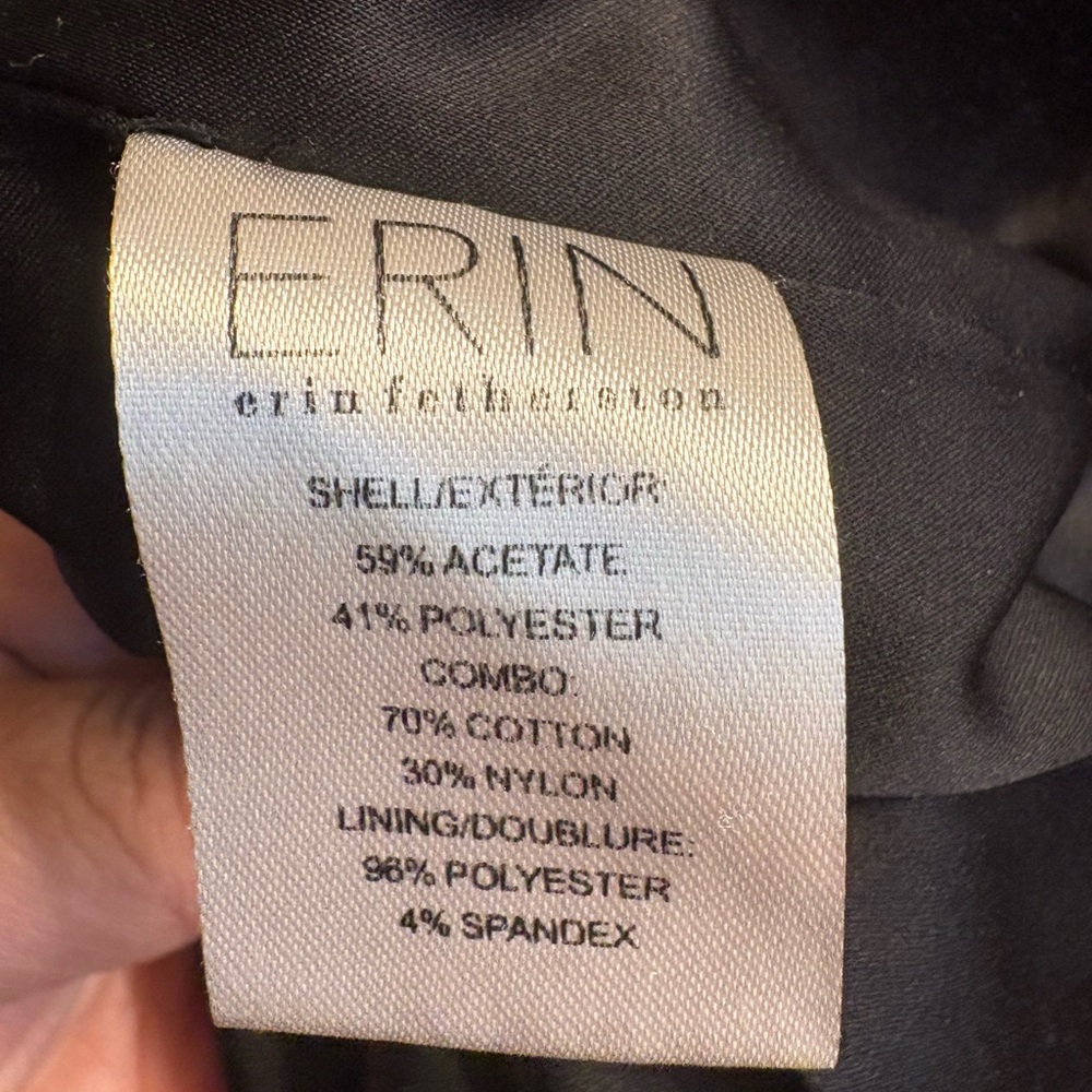 NWOT ERIN Erin Fetherston Black Lace Polly Dress Women’s Size 2 - Picture 17 of 17